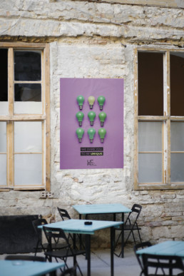 Poster University Creative Arts WantTo Creative Advertising Agency Rotterdam WantTo Reclame Bureau Rotterdam Graphic Design and communication